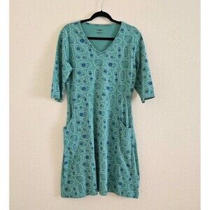Svaha Mitosis Dress Size 12 Teal Green English Teacher Quirky Novelty